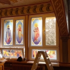 Icoane ortodoxe autocolant vitrali si aplicate pe geam