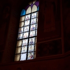 Icoane Sf Romani - autocolant vitralii aplicate pe geam